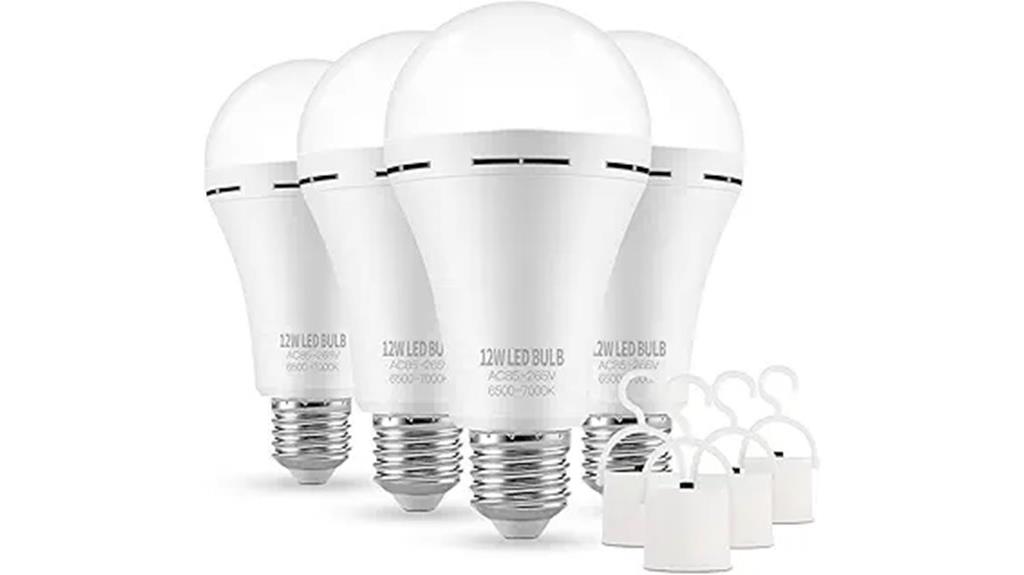 rechargeable led bulb set