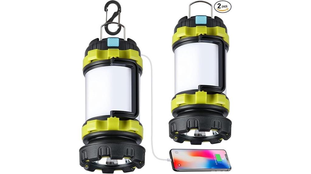 rechargeable led camping lantern