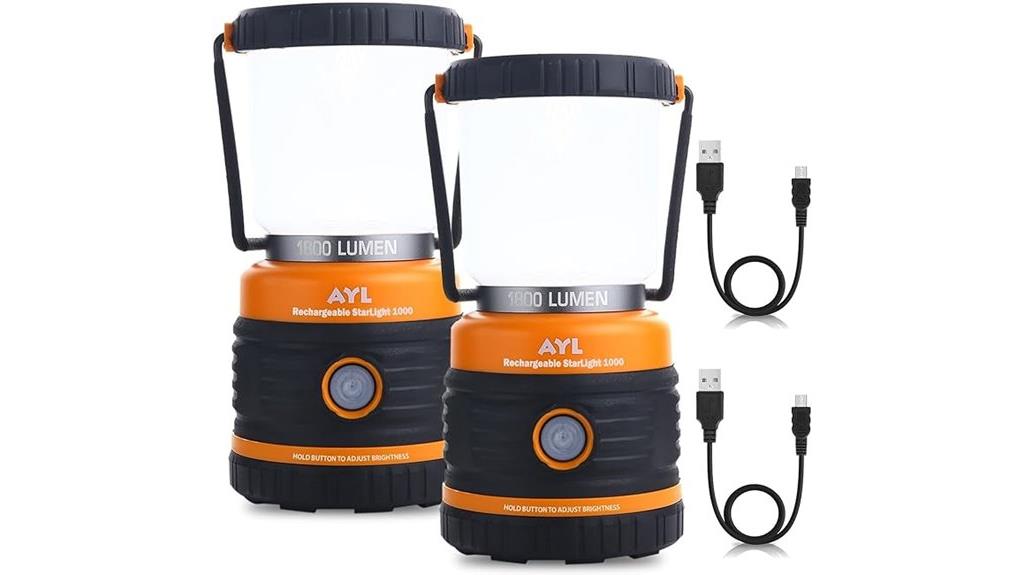rechargeable led lanterns pack