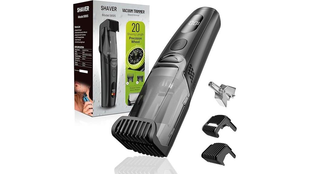 rechargeable vacuum beard trimmer