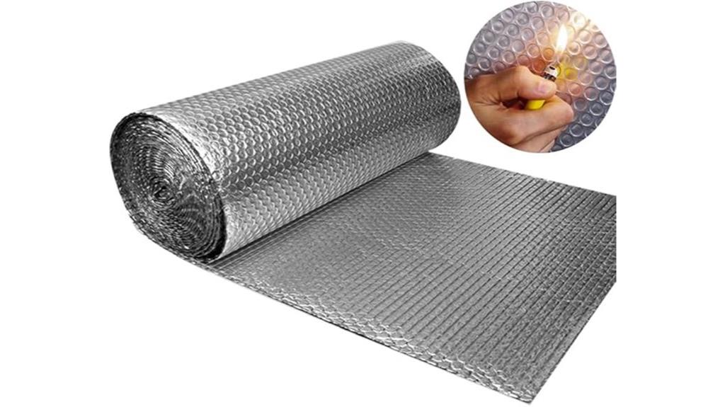 reflective aluminum bubble insulation