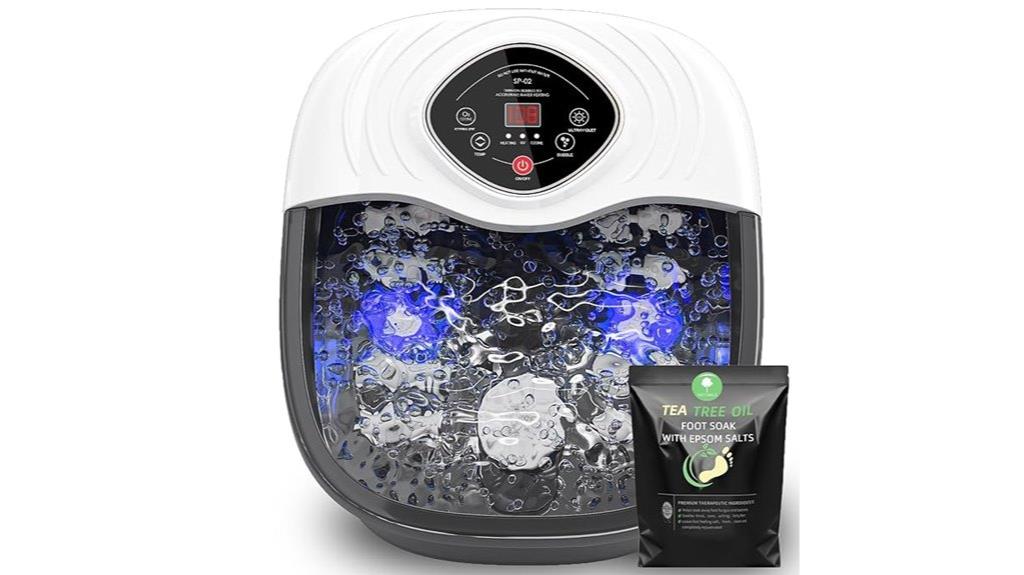 relaxing heated bath massager