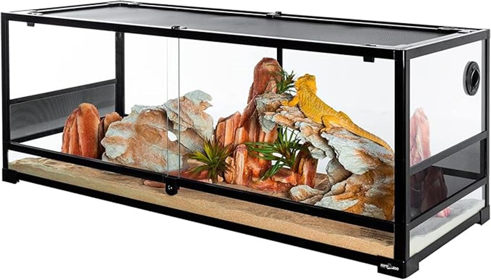 reptile glass enclosure habitat