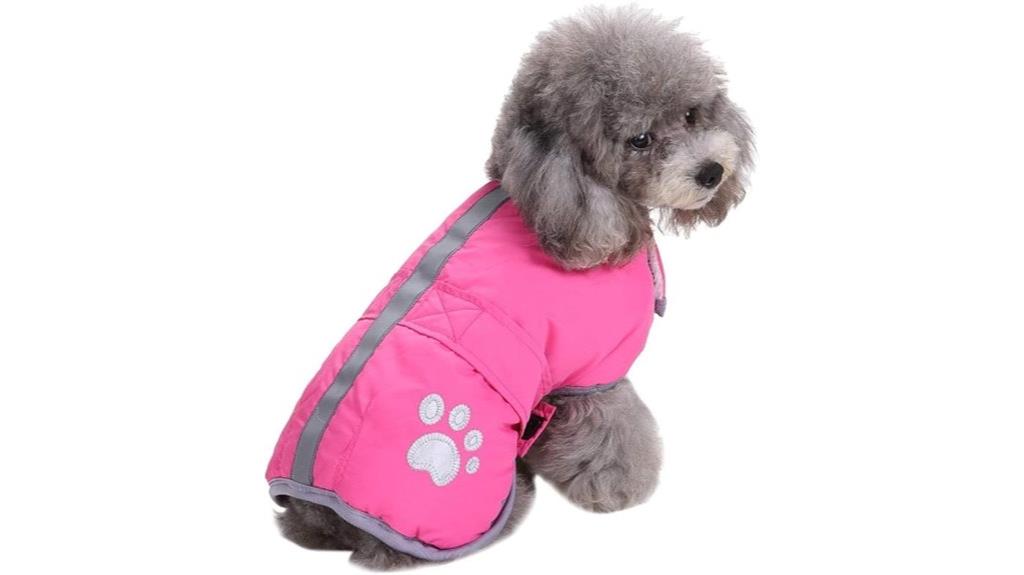 reversible winter dog coat