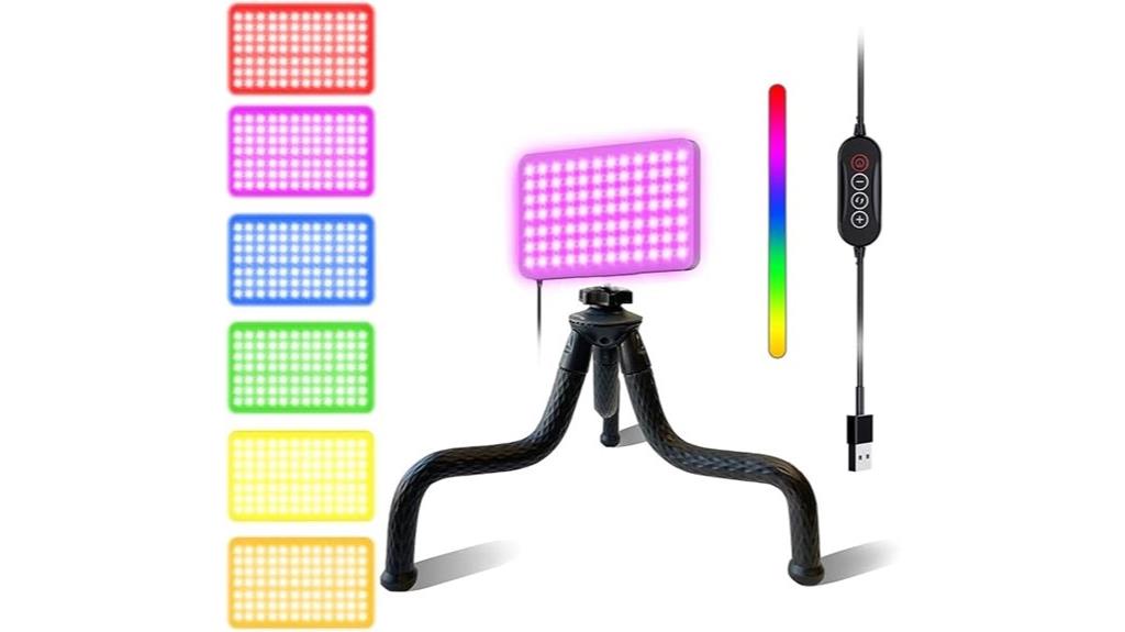 rgb led video light