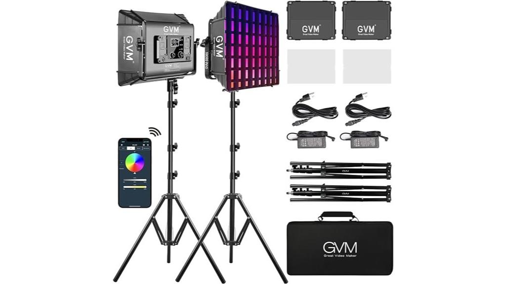 rgb photography lighting kit