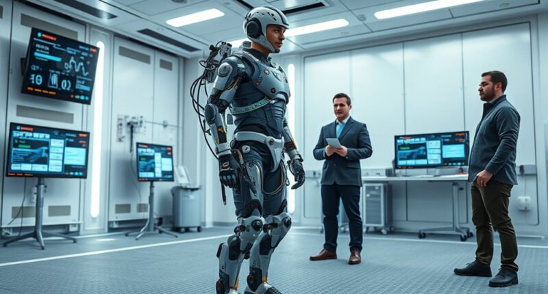 safe exoskeleton usage training