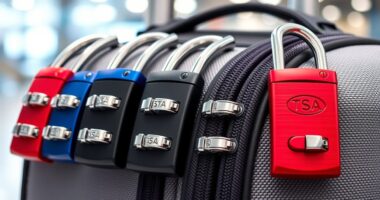 secure travel luggage locks