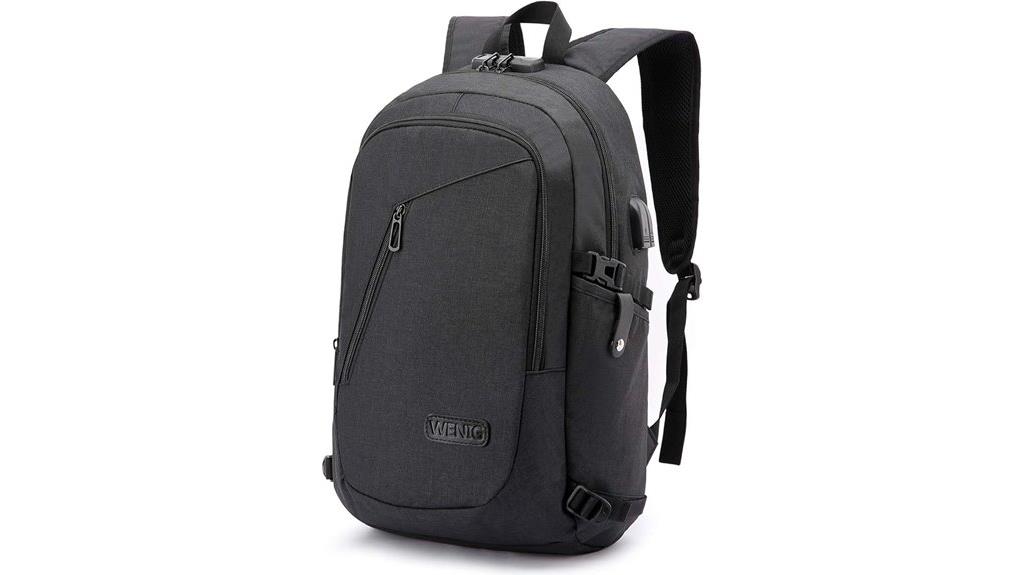 secure usb travel backpack