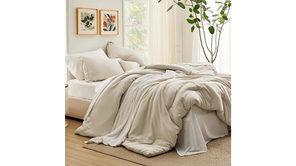 seven piece queen bedding