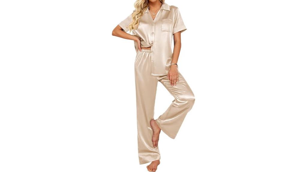 silky sleepwear for women