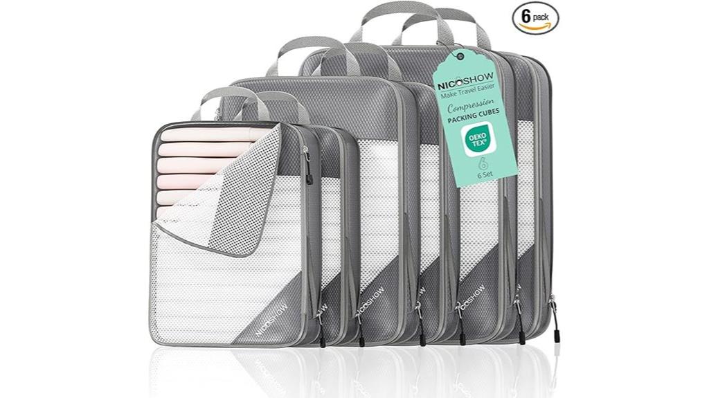 six pack travel cubes