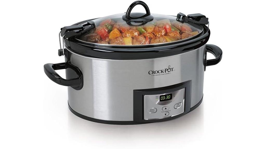 six quart programmable slow cooker