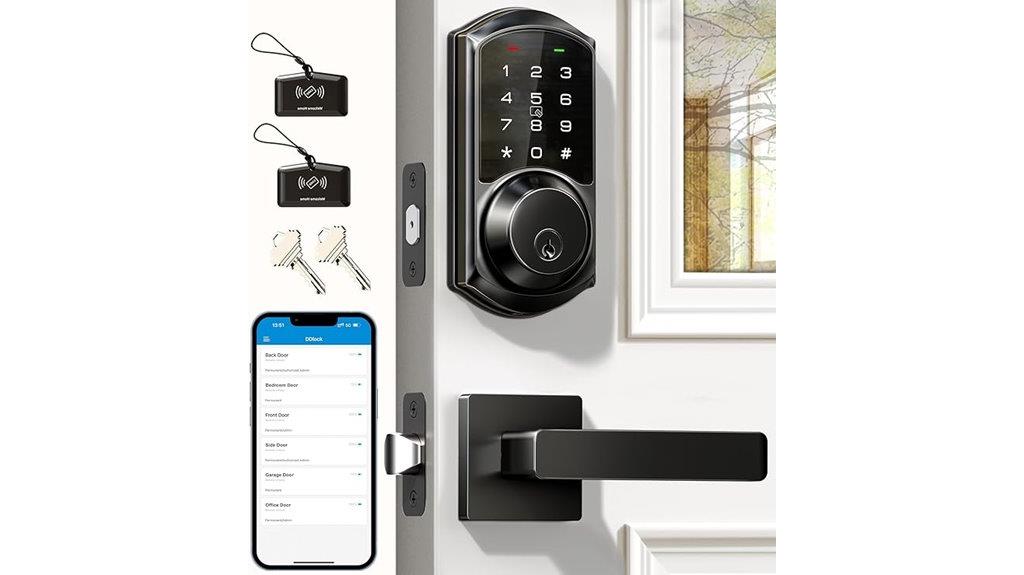 smart lock with dual levers