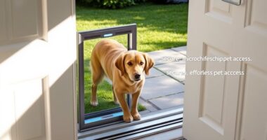 smart microchip pet doors