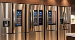 smart refrigerators with touchscreens
