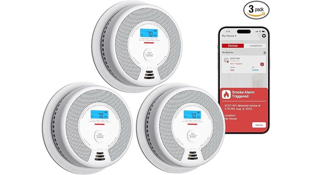 smart smoke carbon detector