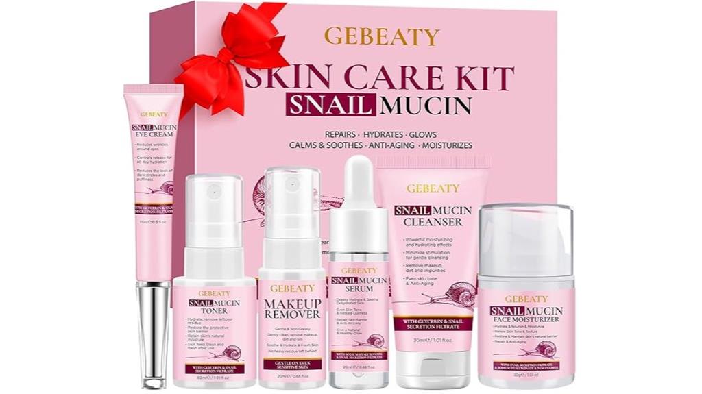 snail mucin skincare set