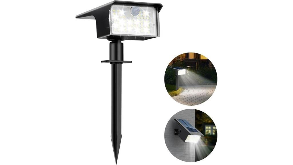 solar spot light with sensor
