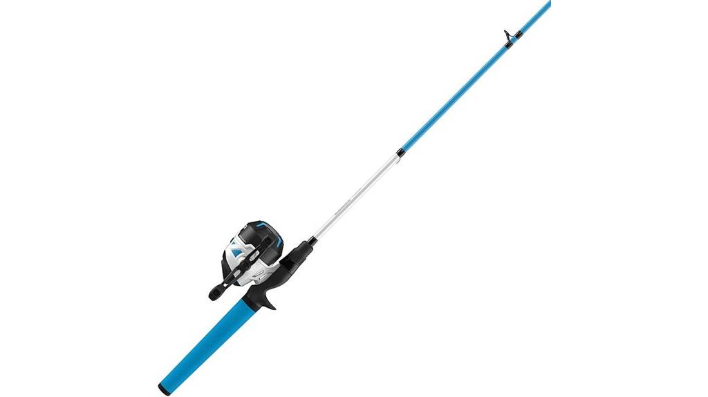 spincast reel and rod