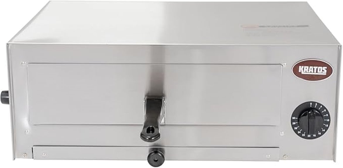 stainless steel electric pizza oven