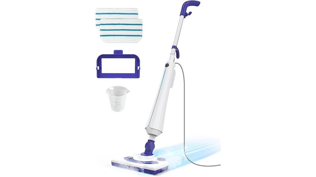 steam mop with washable pads