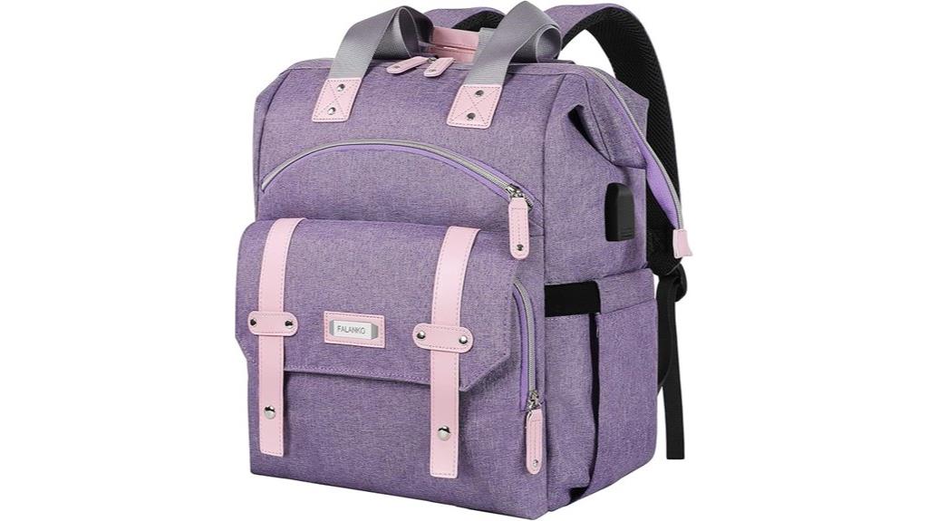 stylish women s laptop backpack