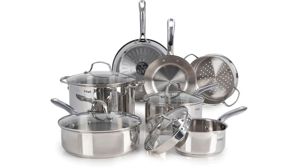 t fal 11 piece cookware