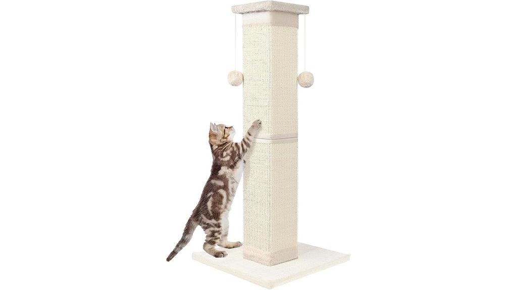 tall sisal cat post