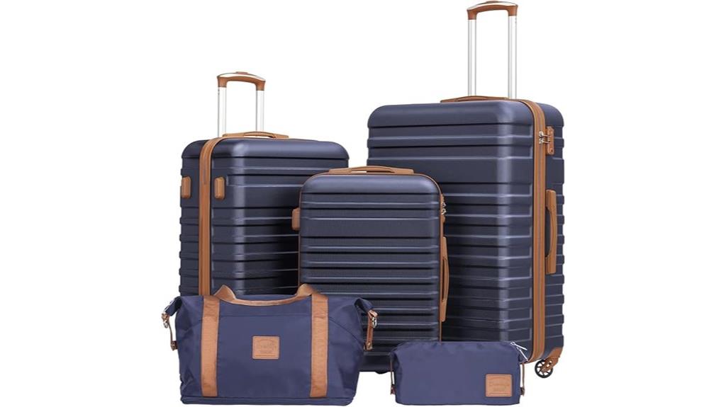 three piece luggage set