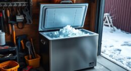 top garage chest freezers