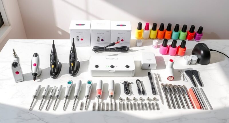 top gel nail drill kits