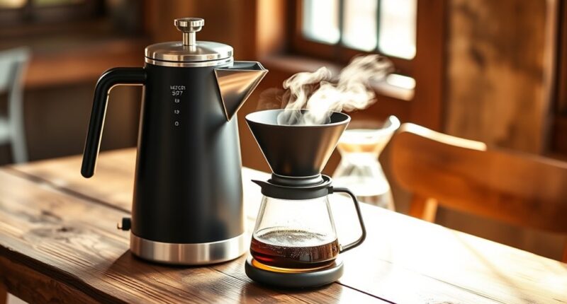 top temperature controlled kettles