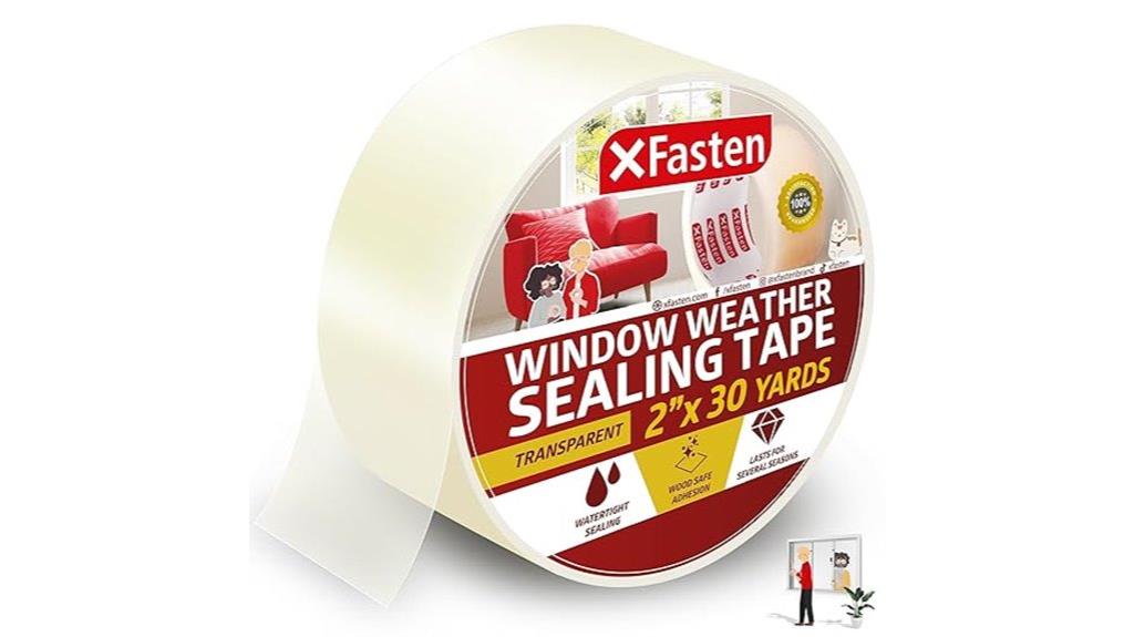 transparent weather sealing tape