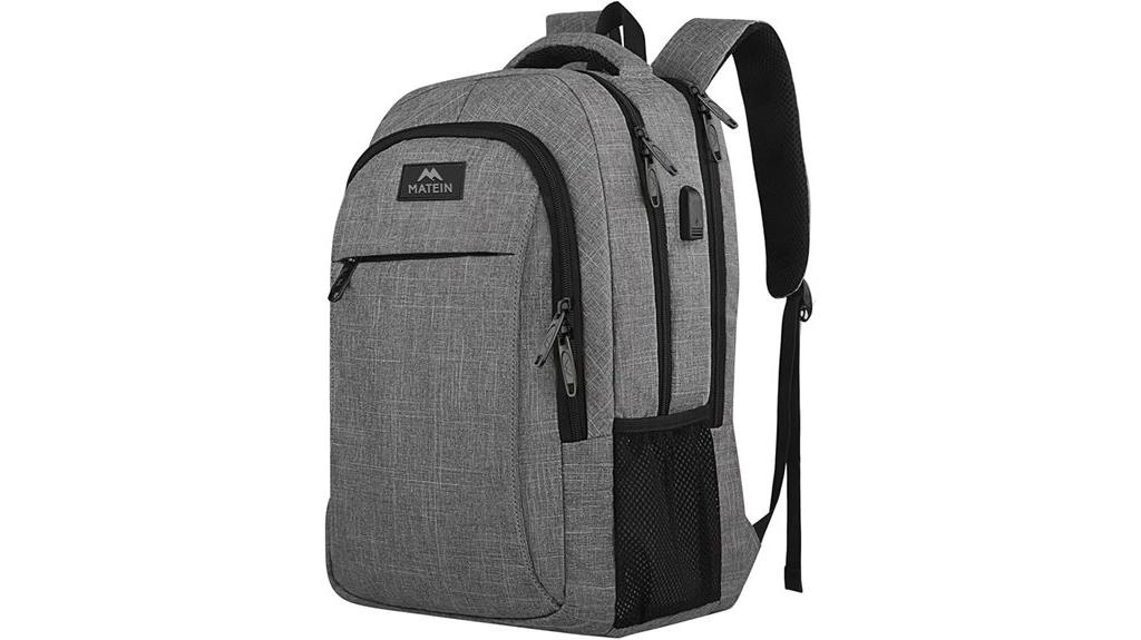 travel backpack with charging