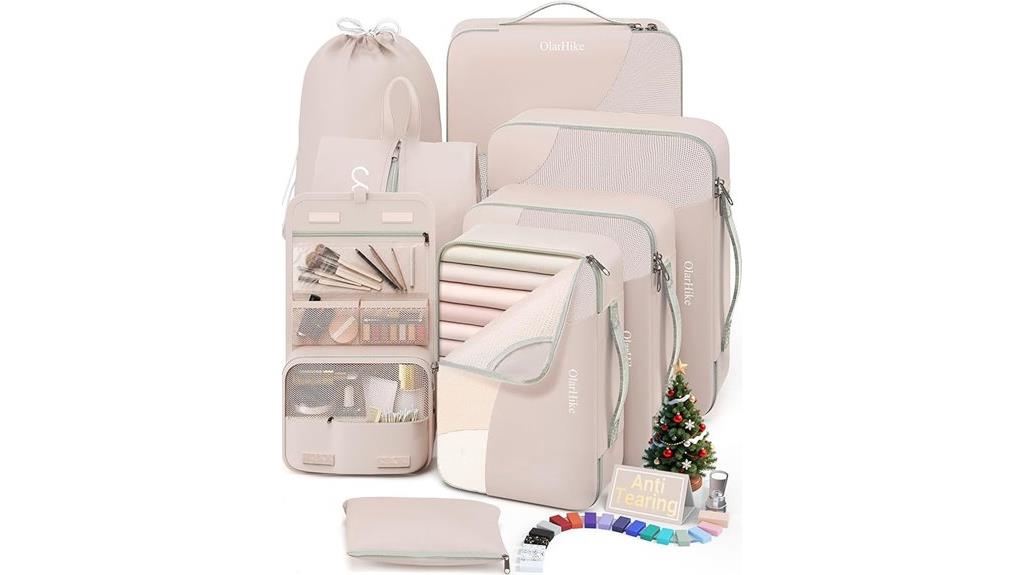 travel luggage packing cubes