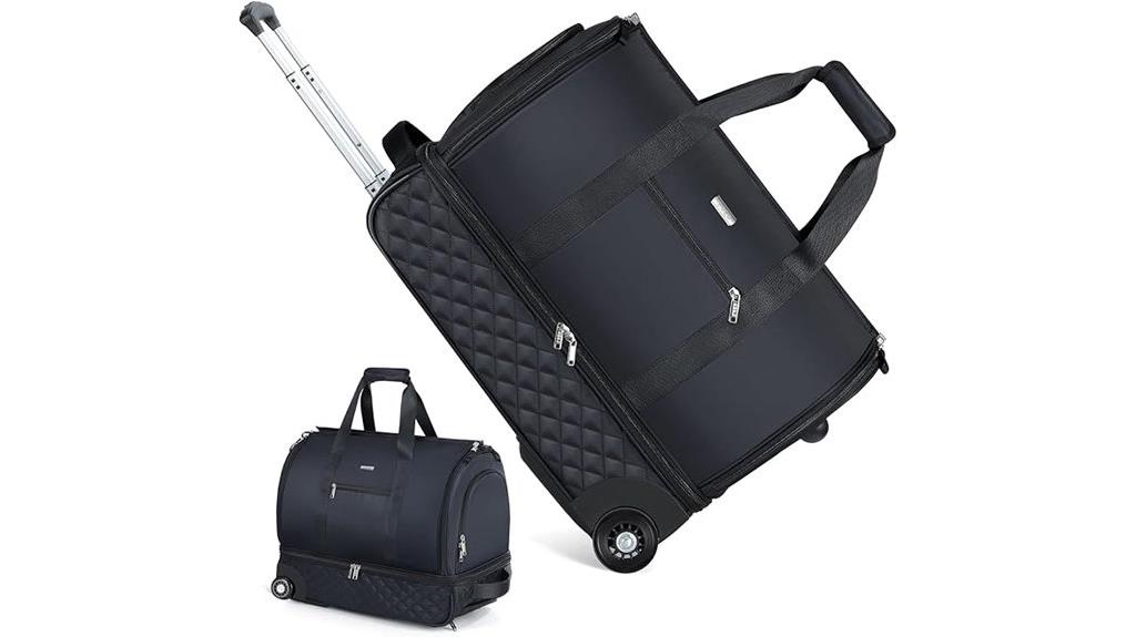 travel rolling garment bag