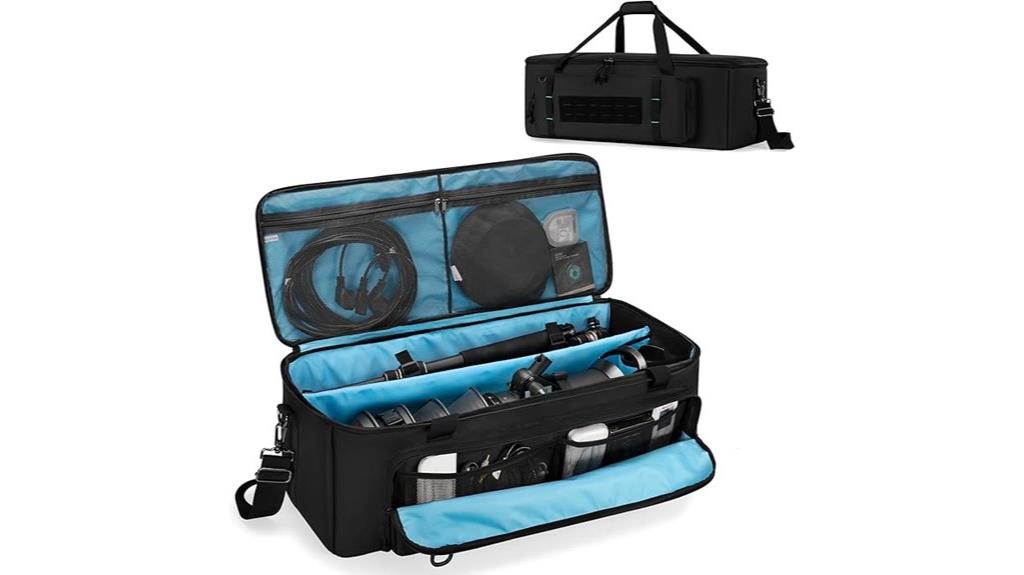 tripod and equipment travel bag