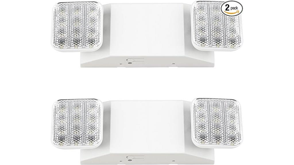 two pack emergency lights