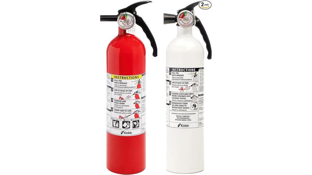 two pack kidde extinguishers
