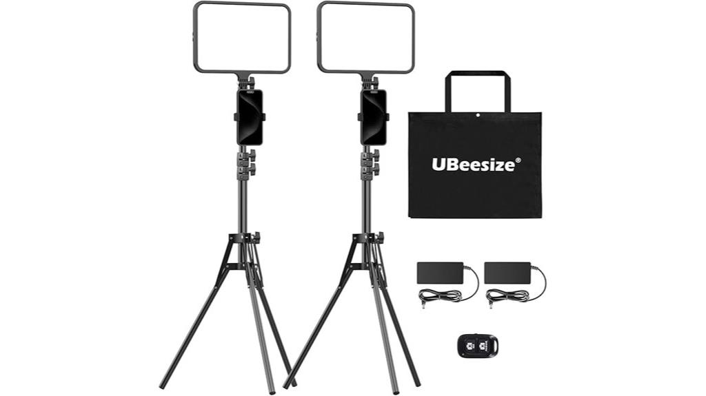 two pack led video lights