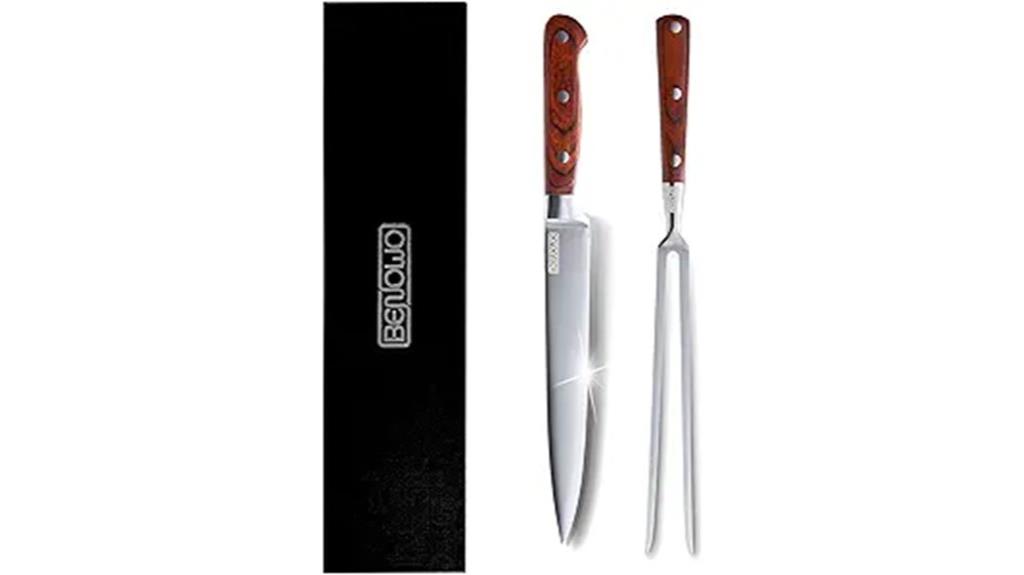 two piece carving set
