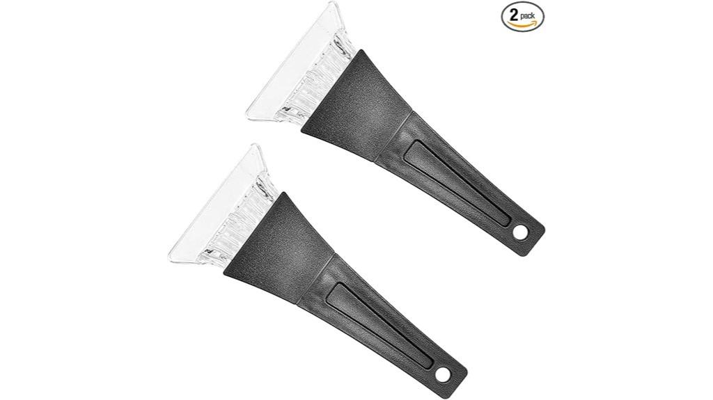 two piece ice scraper set