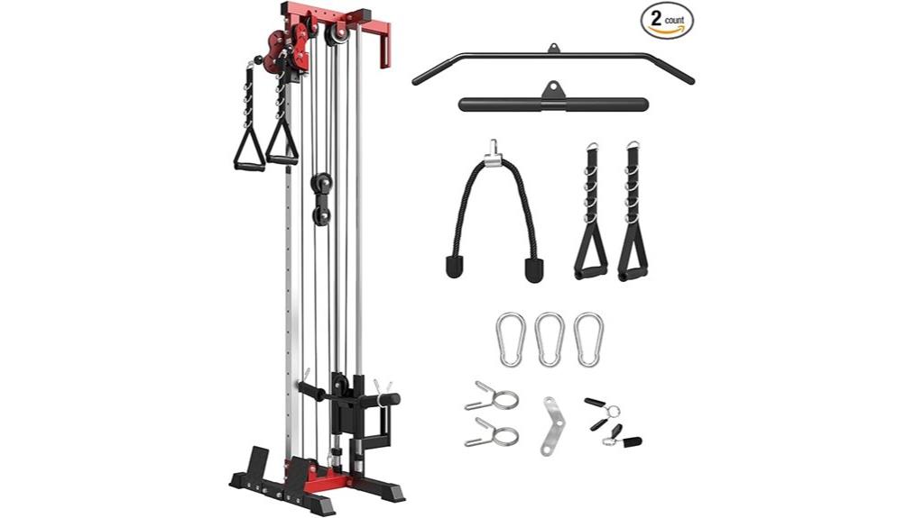 wall mounted gym equipment