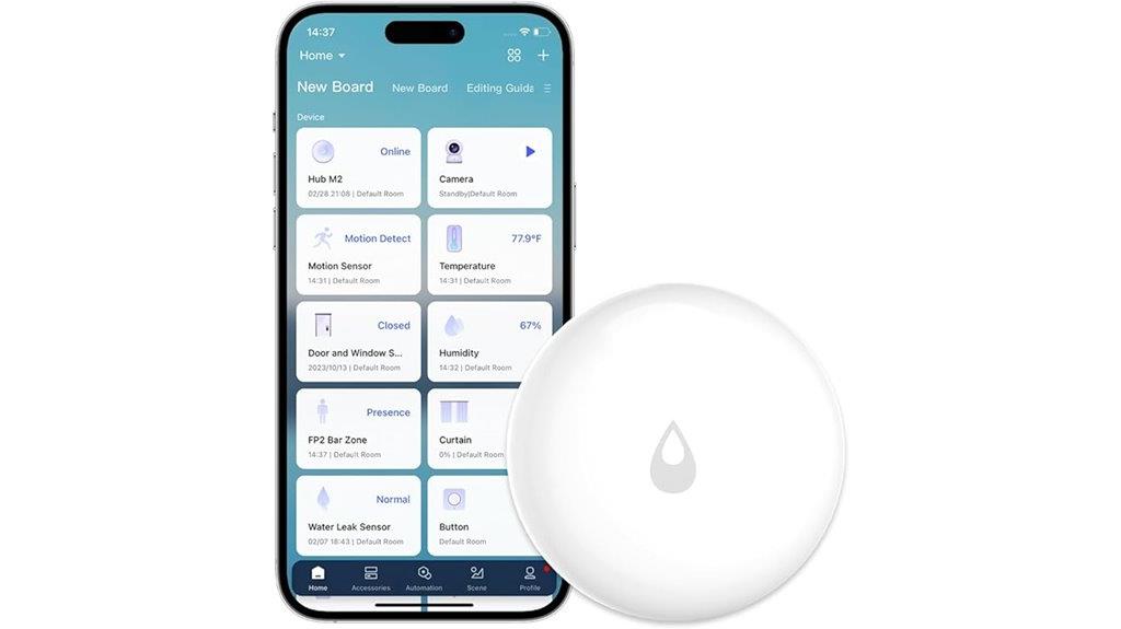 water leak sensor device