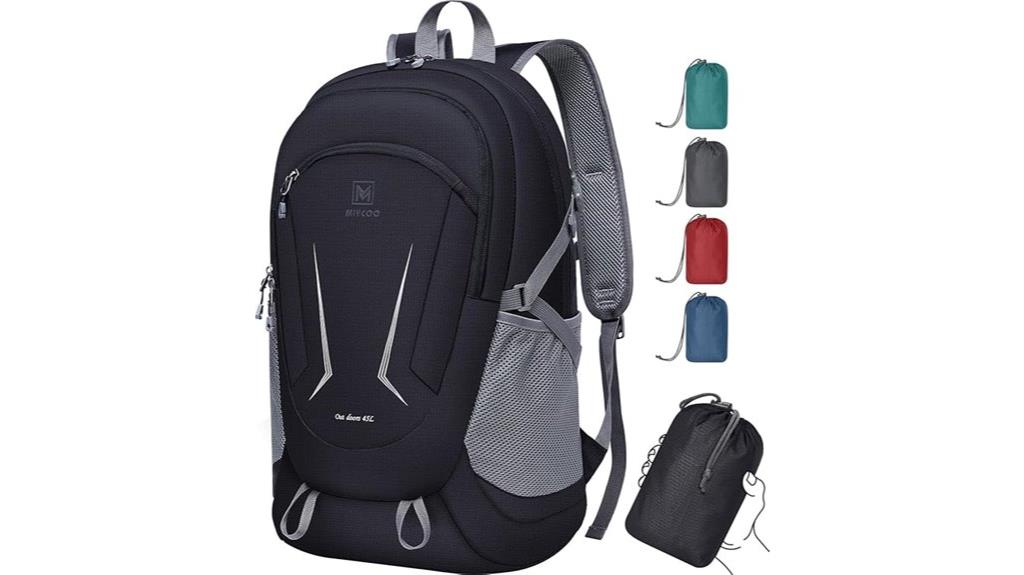waterproof 45l travel backpack