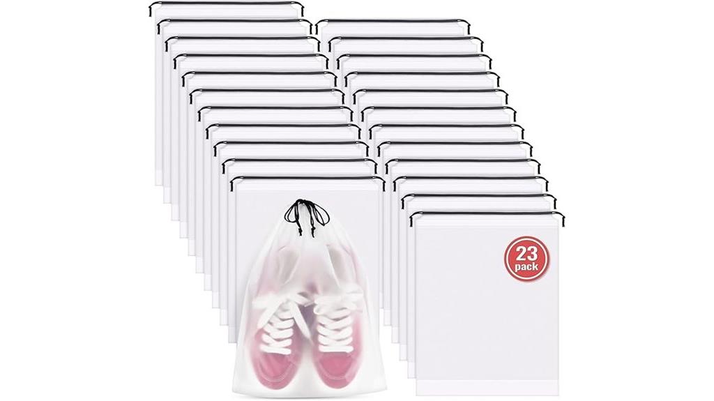 waterproof shoe storage bags