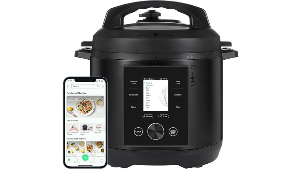 wifi enabled smart pressure cooker