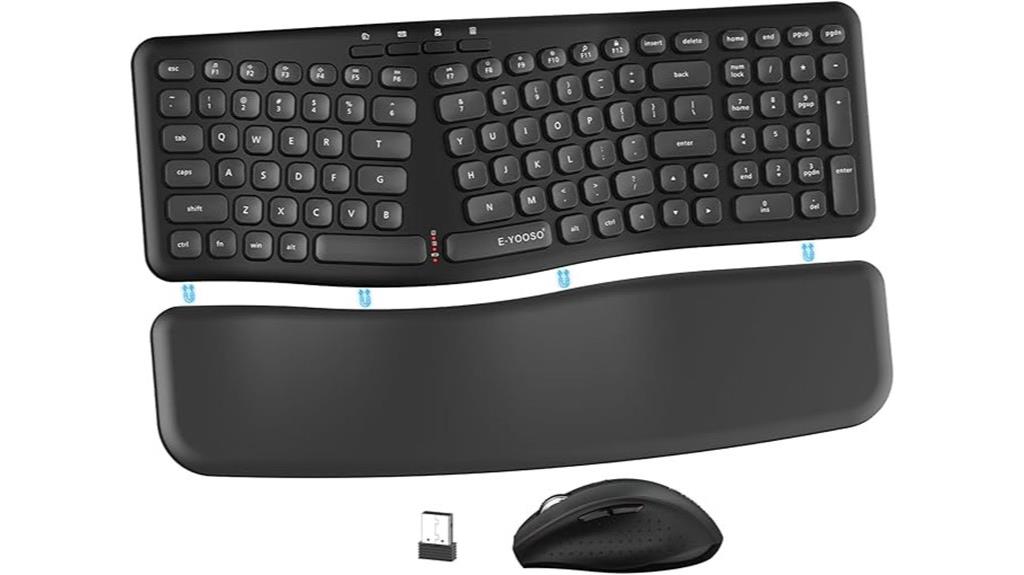 wireless ergonomic keyboard