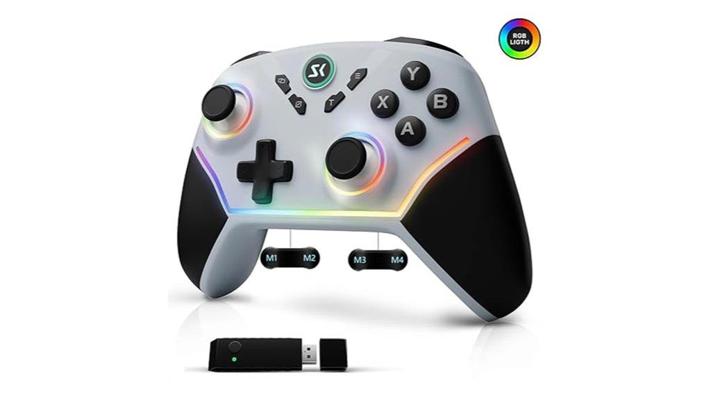 wireless rgb gaming controller